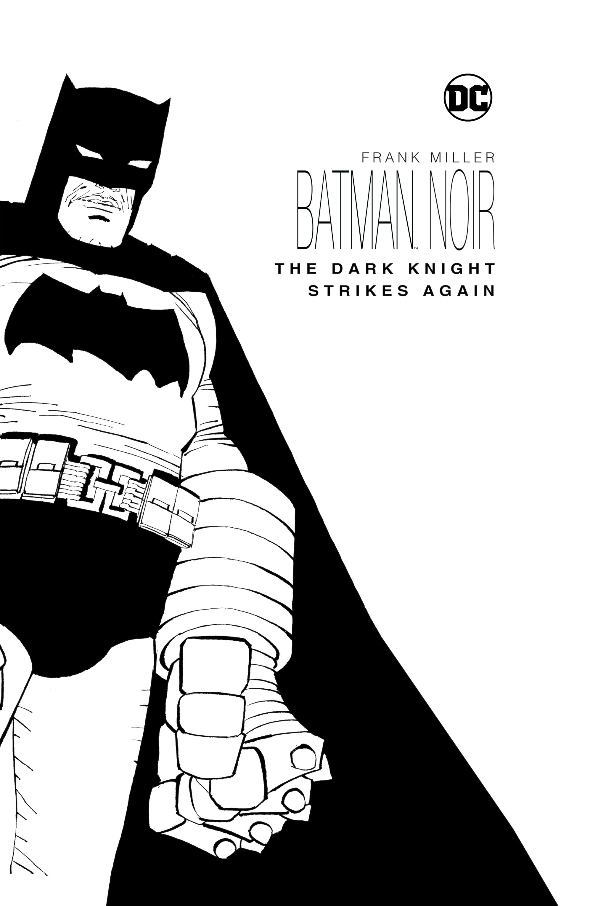 Batman Noir: The Dark Knight Strikes Again (DC, 2018) cover